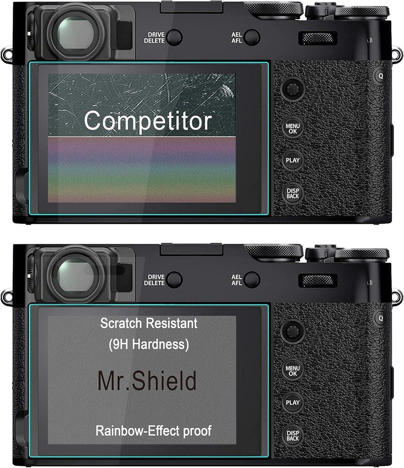 Mr Shield Screen Protector compatible with Fujifilm X100VI X100V X-T4 X-E4 Camera [Tempered Glass] [3-PACK] [Japan Glass with 9H Hardness] - Image 5